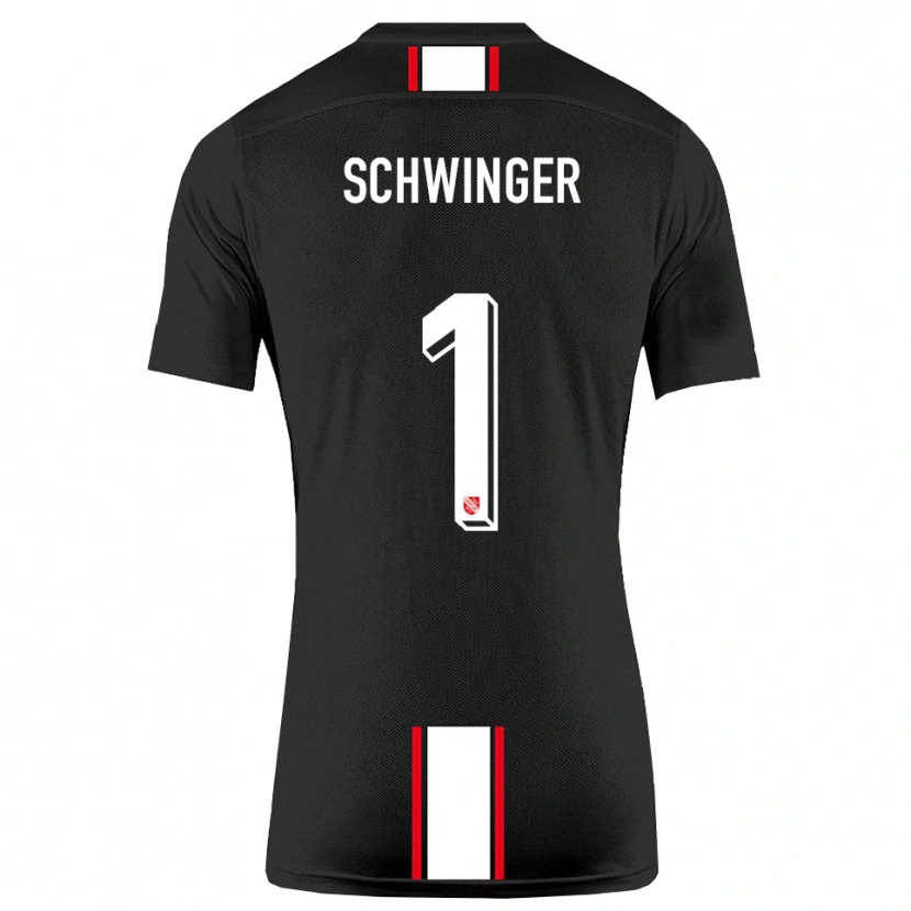 Danxen Damen Holm Schwinger #1 Schwarz Weiß Auswärtstrikot Trikot 2025/26 T-Shirt Schweiz