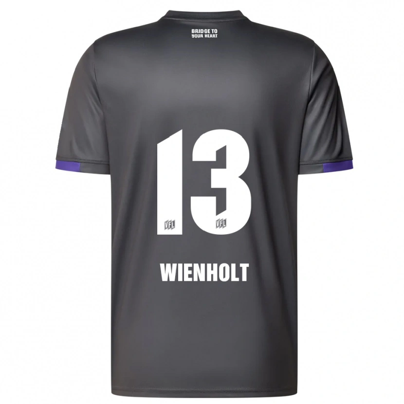 Danxen Damen Paul Wienholt #13 Grau Lila Auswärtstrikot Trikot 2025/26 T-Shirt Schweiz