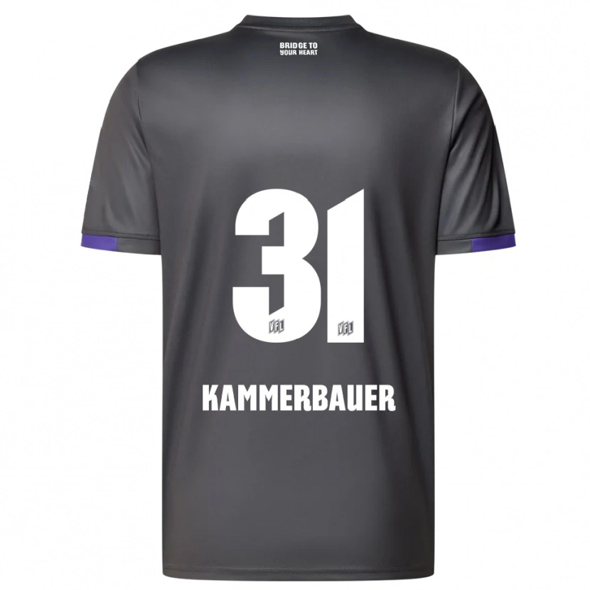Danxen Damen Patrick Kammerbauer #31 Grau Lila Auswärtstrikot Trikot 2025/26 T-Shirt Schweiz
