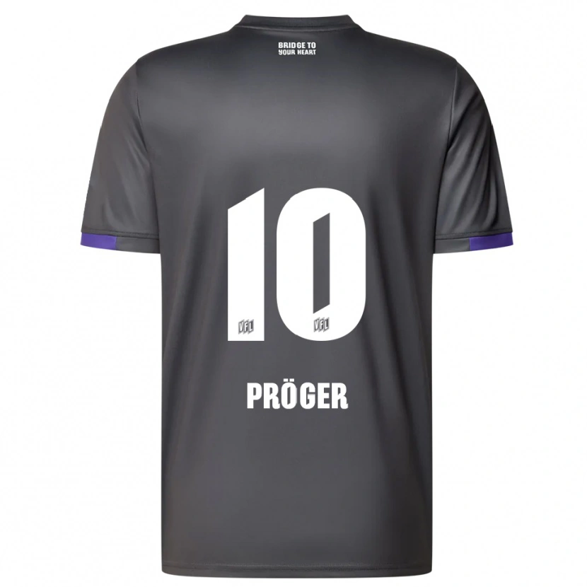 Danxen Damen Kai Pröger #10 Grau Lila Auswärtstrikot Trikot 2025/26 T-Shirt Schweiz