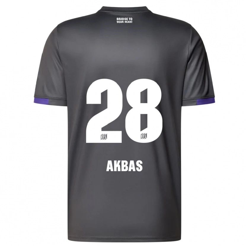 Danxen Damen Can Akbas #28 Grau Lila Auswärtstrikot Trikot 2025/26 T-Shirt Schweiz