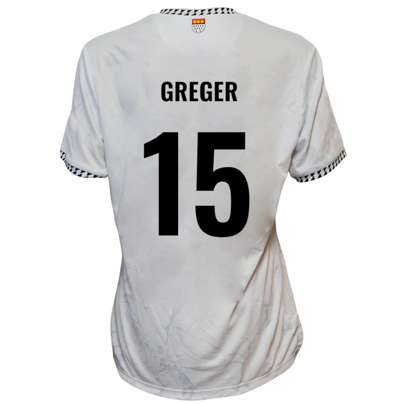 Danxen Damen Christoph Greger #15 Weiß Schwarz Auswärtstrikot Trikot 2025/26 T-Shirt Schweiz