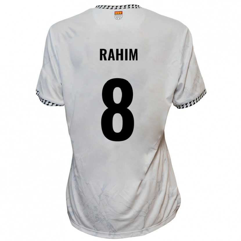 Danxen Damen Pawel Rahim #8 Weiß Schwarz Auswärtstrikot Trikot 2025/26 T-Shirt Schweiz