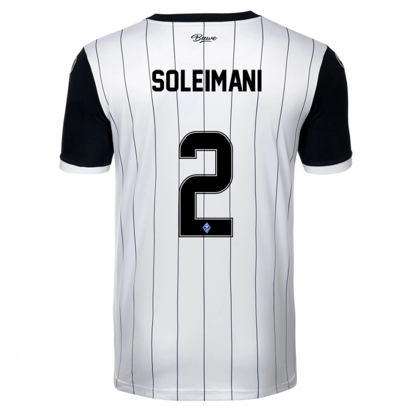 Danxen Damen Amir Soleimani #2 Weiß Schwarz Auswärtstrikot Trikot 2025/26 T-Shirt Schweiz