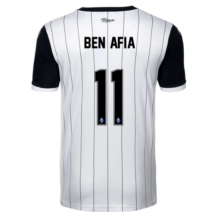 Danxen Damen Sofian Ben Afia #11 Weiß Schwarz Auswärtstrikot Trikot 2025/26 T-Shirt Schweiz