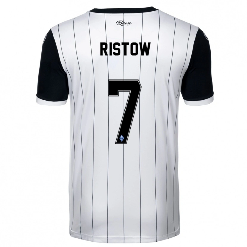 Danxen Damen Daniel Ristow #7 Weiß Schwarz Auswärtstrikot Trikot 2025/26 T-Shirt Schweiz
