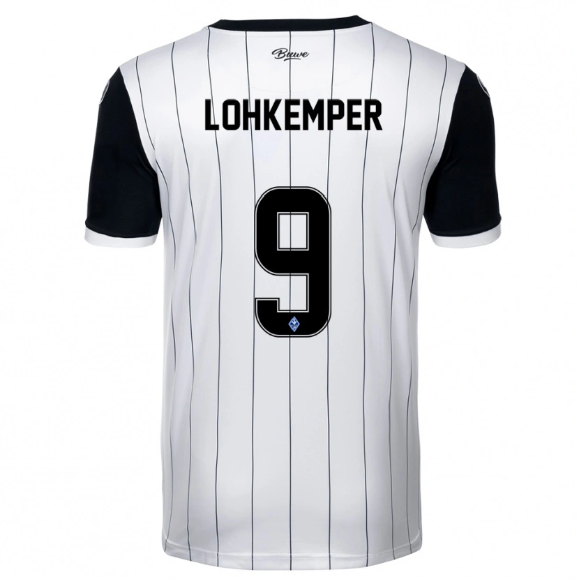 Danxen Damen Felix Lohkemper #9 Weiß Schwarz Auswärtstrikot Trikot 2025/26 T-Shirt Schweiz