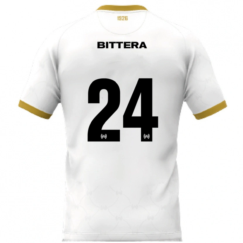 Danxen Damen Buda Bittera #24 Weiß Gold Auswärtstrikot Trikot 2025/26 T-Shirt Schweiz