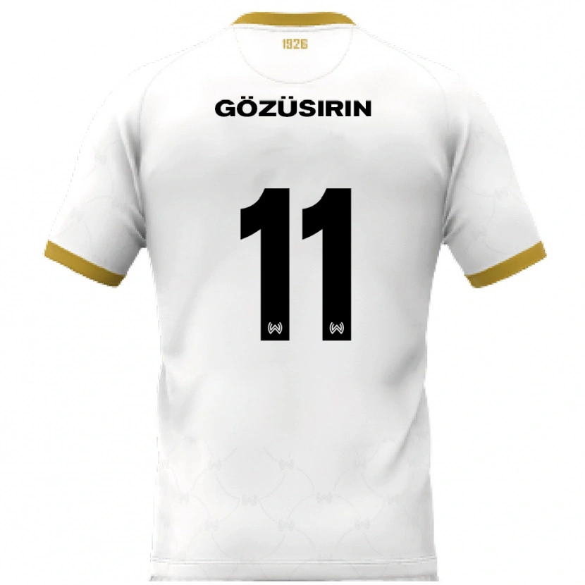 Danxen Damen Tarik Gözüsirin #11 Weiß Gold Auswärtstrikot Trikot 2025/26 T-Shirt Schweiz