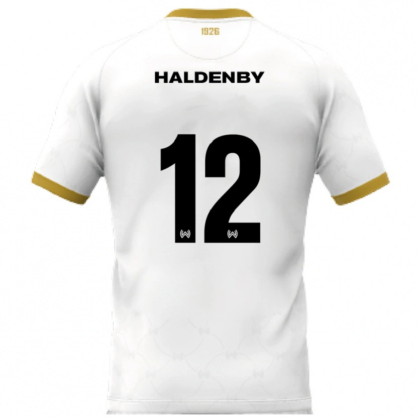 Danxen Damen Ben Haldenby #12 Weiß Gold Auswärtstrikot Trikot 2025/26 T-Shirt Schweiz