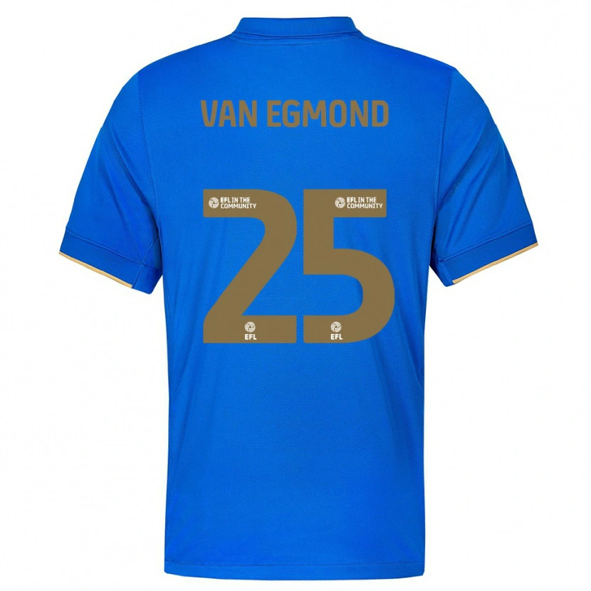 Danxen Kinder Emily Van Egmond #25 Blau Gold Heimtrikot Trikot 2025/26 T-Shirt Schweiz