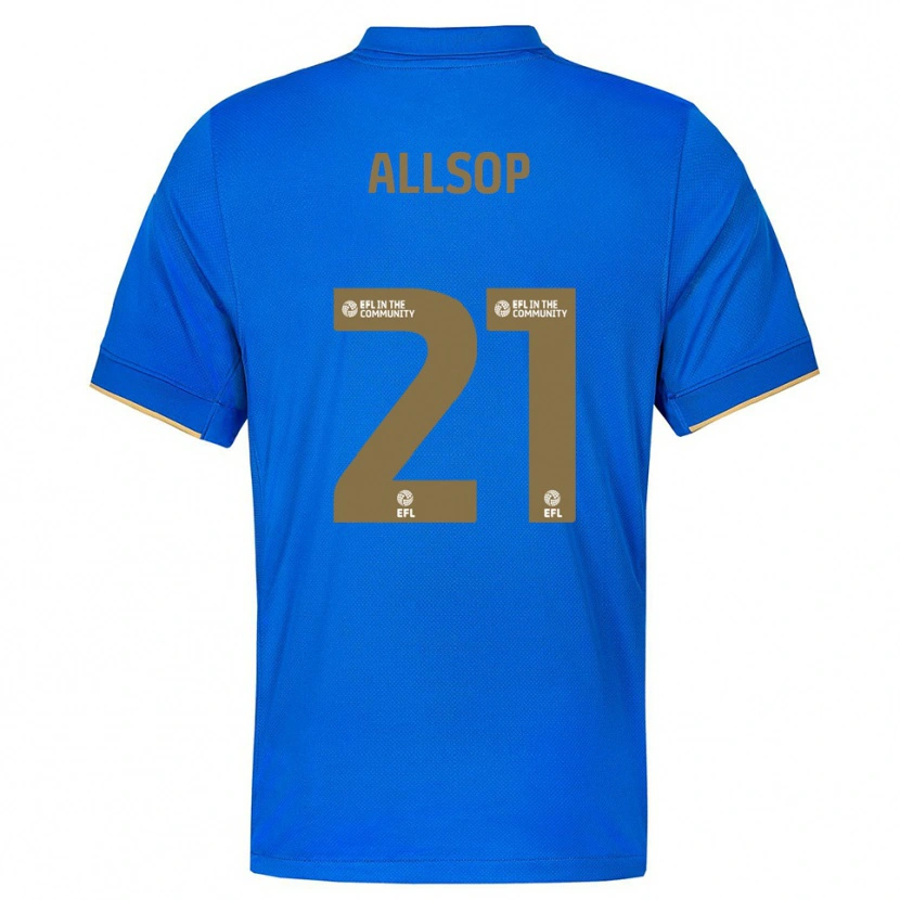 Danxen Kinder Ryan Allsop #21 Blau Gold Heimtrikot Trikot 2025/26 T-Shirt Schweiz