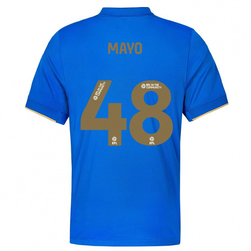 Danxen Kinder Bradley Mayo #48 Blau Gold Heimtrikot Trikot 2025/26 T-Shirt Schweiz