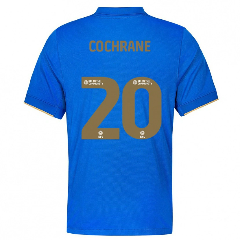 Danxen Kinder Alex Cochrane #20 Blau Gold Heimtrikot Trikot 2025/26 T-Shirt Schweiz