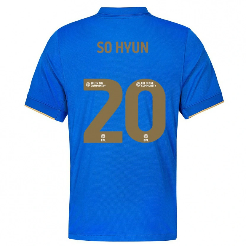Danxen Kinder Cho So-Hyun #20 Blau Gold Heimtrikot Trikot 2025/26 T-Shirt Schweiz