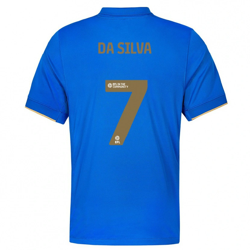 Danxen Kinder Alezandro Da Silva #7 Blau Gold Heimtrikot Trikot 2025/26 T-Shirt Schweiz