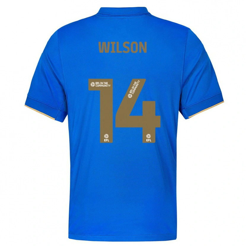 Danxen Kinder Siobhan Wilson #14 Blau Gold Heimtrikot Trikot 2025/26 T-Shirt Schweiz