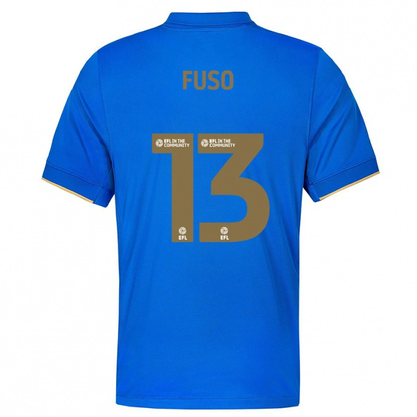 Danxen Kinder Ivana Fuso #13 Blau Gold Heimtrikot Trikot 2025/26 T-Shirt Schweiz