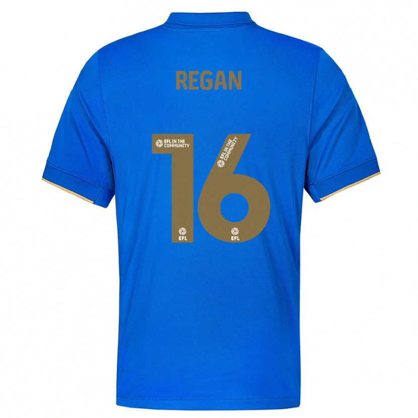 Danxen Kinder Rory Regan #16 Blau Gold Heimtrikot Trikot 2025/26 T-Shirt Schweiz
