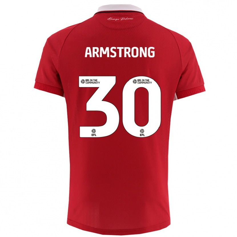 Danxen Kinder Sinclair Armstrong #30 Rot Weiß Heimtrikot Trikot 2025/26 T-Shirt Schweiz