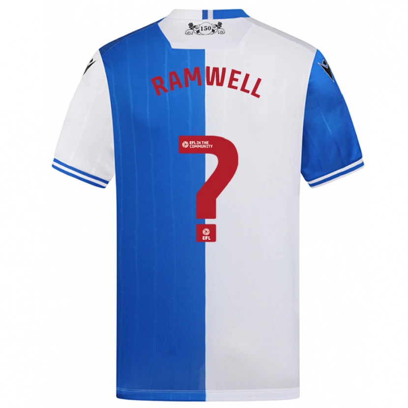 Danxen Kinder Teddy Ramwell #0 Blau Weiß Heimtrikot Trikot 2025/26 T-Shirt Schweiz