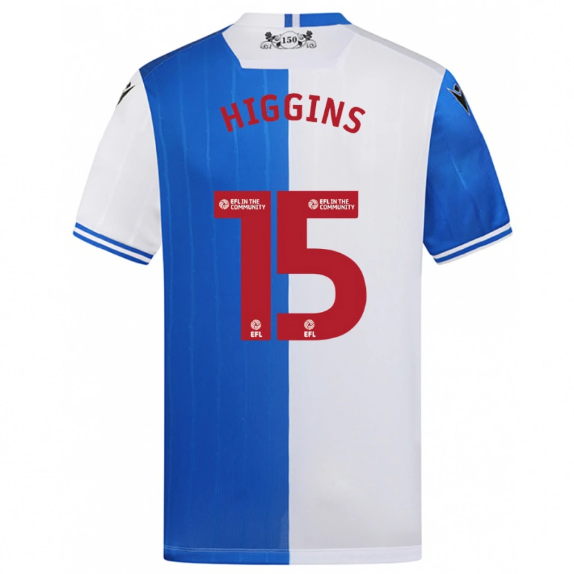 Danxen Kinder Harvey Higgins #15 Blau Weiß Heimtrikot Trikot 2025/26 T-Shirt Schweiz