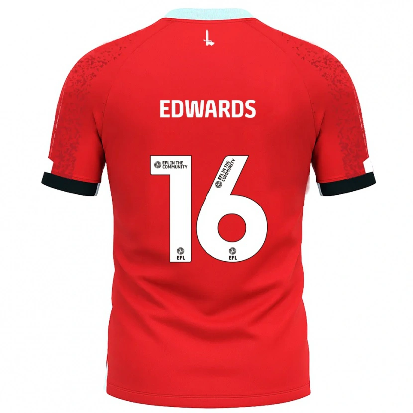 Danxen Kinder Josh Edwards #16 Rot Weiß Heimtrikot Trikot 2025/26 T-Shirt Schweiz