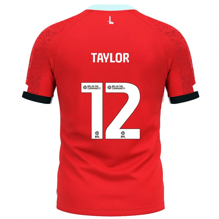 Danxen Kinder Terry Taylor #12 Rot Weiß Heimtrikot Trikot 2025/26 T-Shirt Schweiz