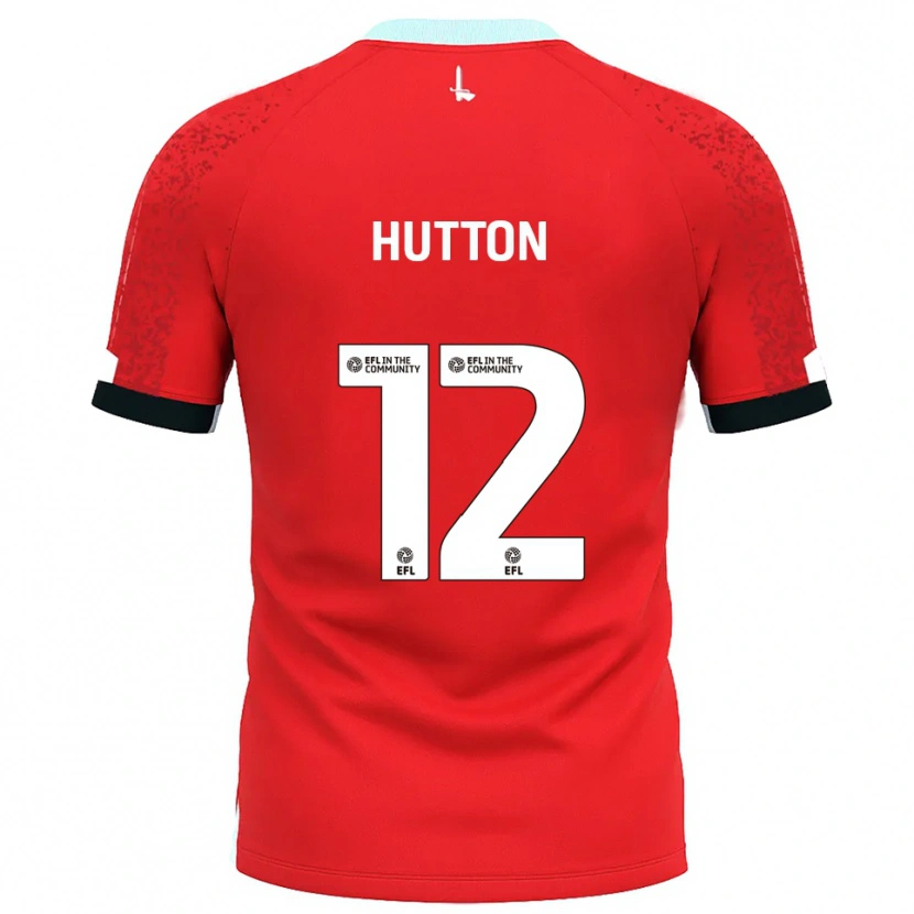 Danxen Kinder Jodie Hutton #12 Rot Weiß Heimtrikot Trikot 2025/26 T-Shirt Schweiz