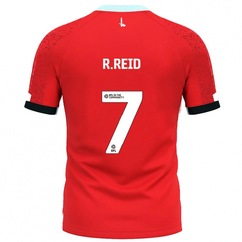 Danxen Kinder Reuben Reid #7 Rot Weiß Heimtrikot Trikot 2025/26 T-Shirt Schweiz