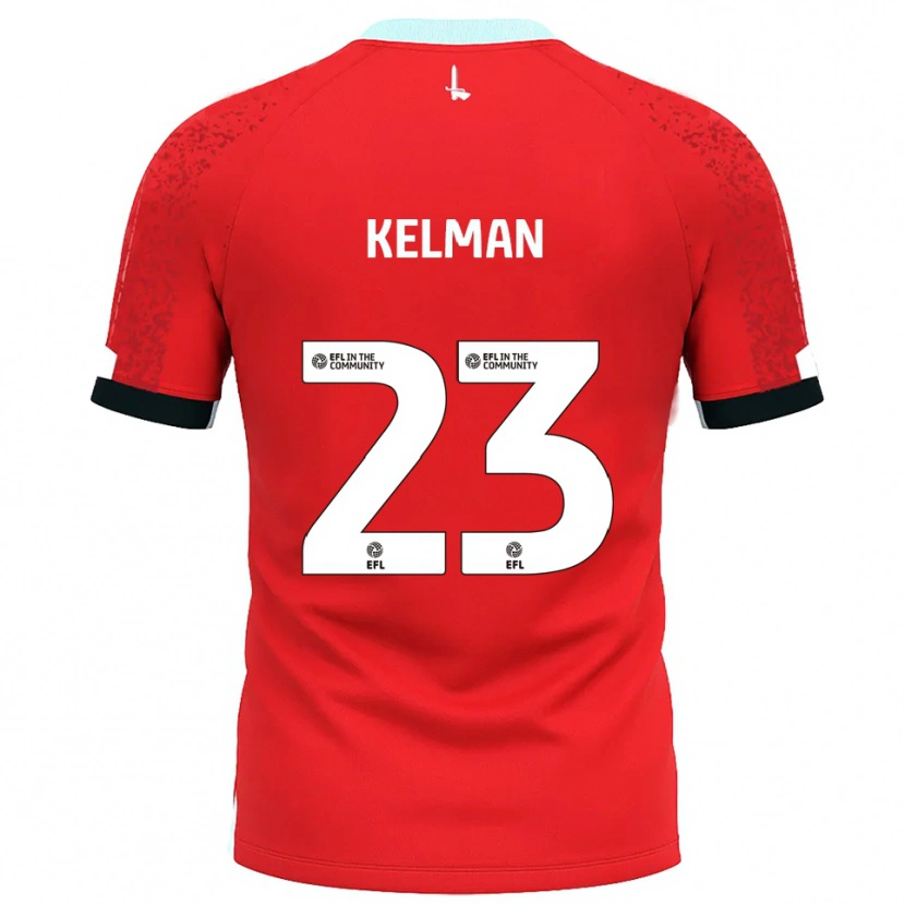 Danxen Kinder Charlie Kelman #23 Rot Weiß Heimtrikot Trikot 2025/26 T-Shirt Schweiz