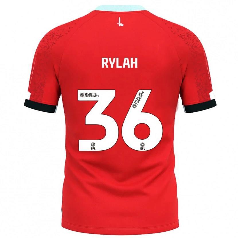 Danxen Kinder Henry Rylah #36 Rot Weiß Heimtrikot Trikot 2025/26 T-Shirt Schweiz