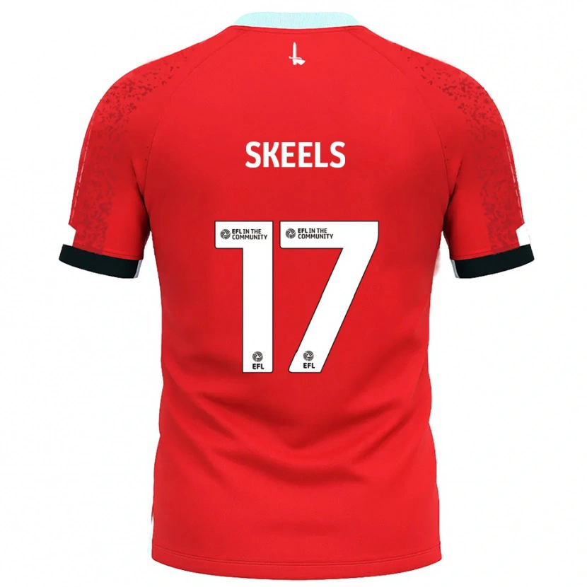 Danxen Kinder Kiera Skeels #17 Rot Weiß Heimtrikot Trikot 2025/26 T-Shirt Schweiz
