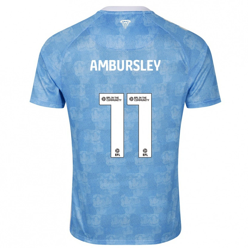 Danxen Kinder Conrad Ambursley #11 Himmelblau Weiß Heimtrikot Trikot 2025/26 T-Shirt Schweiz
