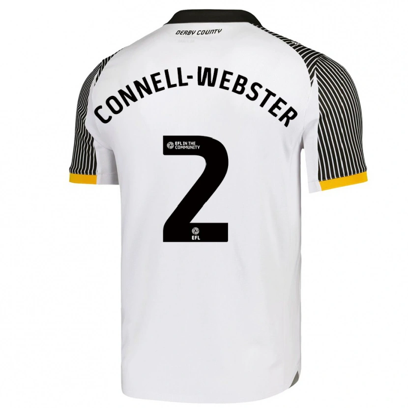 Danxen Kinder Braidy Connell-Webster #2 Weiß Schwarz Heimtrikot Trikot 2025/26 T-Shirt Schweiz
