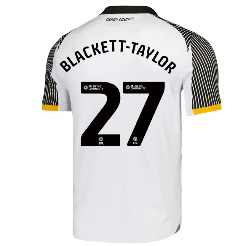 Danxen Kinder Corey Blackett-Taylor #27 Weiß Schwarz Heimtrikot Trikot 2025/26 T-Shirt Schweiz
