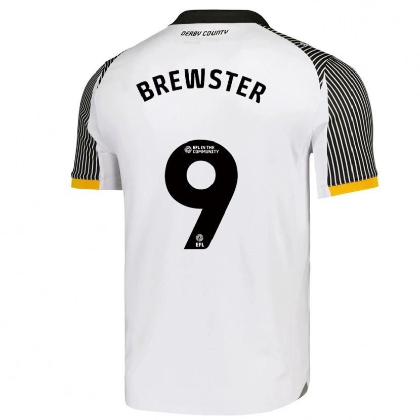 Danxen Kinder Rhian Brewster #9 Weiß Schwarz Heimtrikot Trikot 2025/26 T-Shirt Schweiz