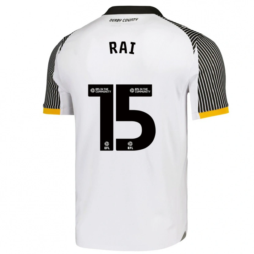 Danxen Kinder Kira Rai #15 Weiß Schwarz Heimtrikot Trikot 2025/26 T-Shirt Schweiz