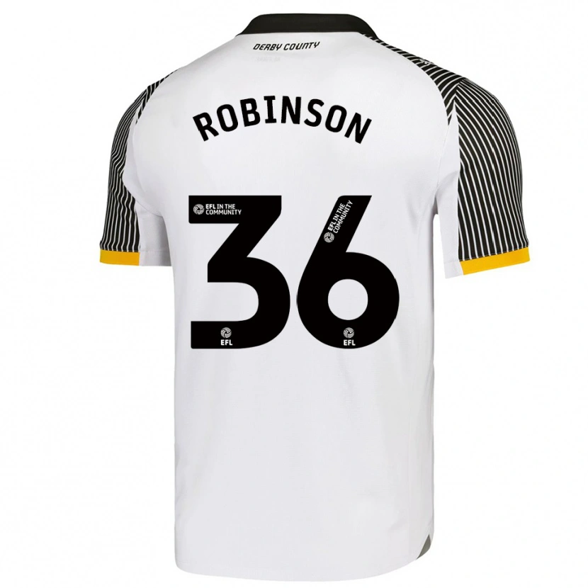 Danxen Kinder Keilen Robinson #36 Weiß Schwarz Heimtrikot Trikot 2025/26 T-Shirt Schweiz
