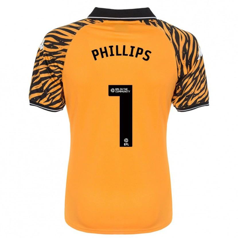 Danxen Kinder Dillon Phillips #1 Orange Schwarz Heimtrikot Trikot 2025/26 T-Shirt Schweiz