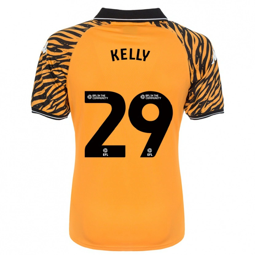 Danxen Kinder Ace Kelly #29 Orange Schwarz Heimtrikot Trikot 2025/26 T-Shirt Schweiz