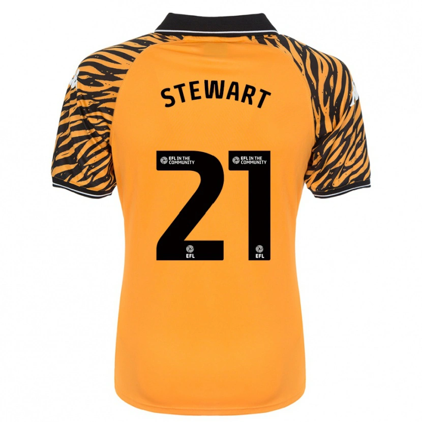 Danxen Kinder Alice Stewart #21 Orange Schwarz Heimtrikot Trikot 2025/26 T-Shirt Schweiz