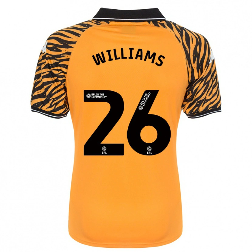 Danxen Kinder Annabel Williams #26 Orange Schwarz Heimtrikot Trikot 2025/26 T-Shirt Schweiz