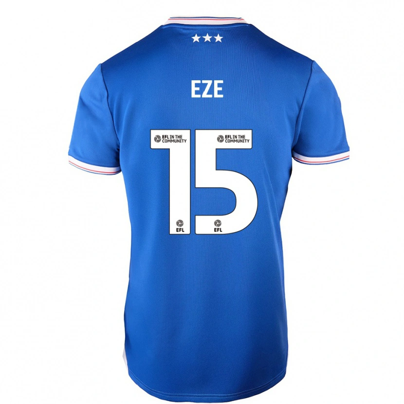 Danxen Kinder Nelson Eze #15 Blau Weiß Heimtrikot Trikot 2025/26 T-Shirt Schweiz