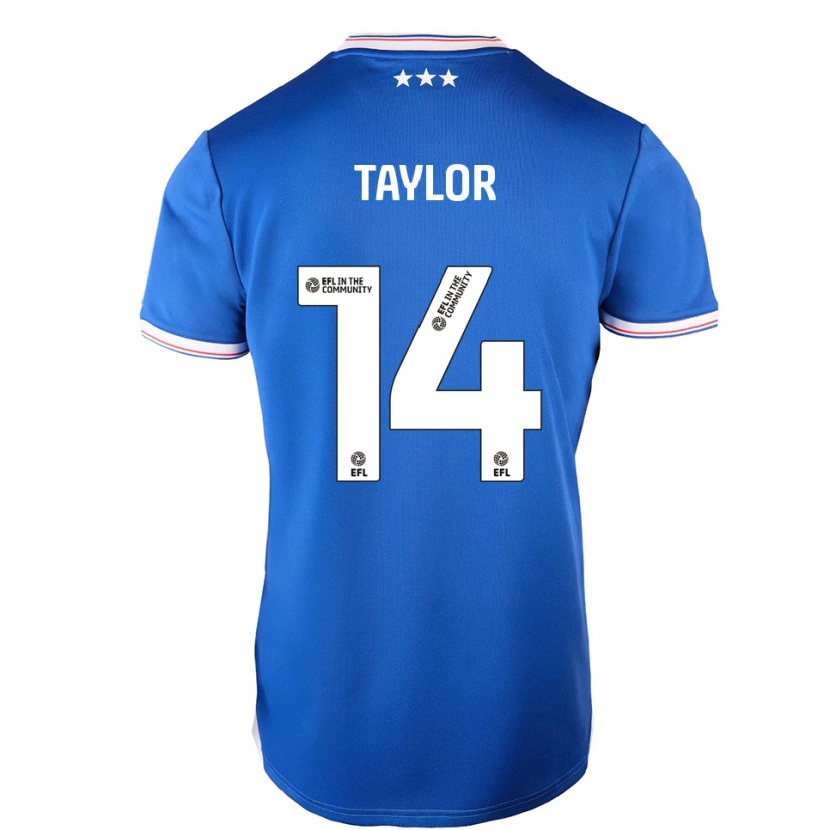 Danxen Kinder Jack Taylor #14 Blau Weiß Heimtrikot Trikot 2025/26 T-Shirt Schweiz