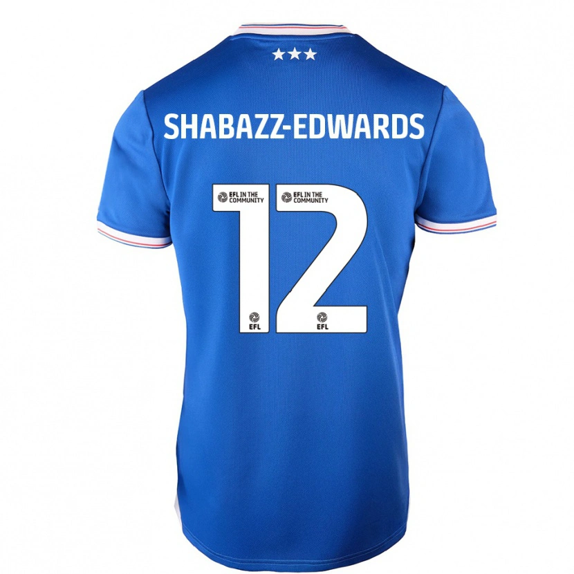 Danxen Kinder Walker Shabazz-Edwards #12 Blau Weiß Heimtrikot Trikot 2025/26 T-Shirt Schweiz