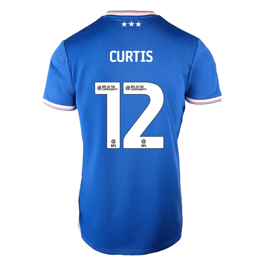 Danxen Kinder Henry Curtis #12 Blau Weiß Heimtrikot Trikot 2025/26 T-Shirt Schweiz