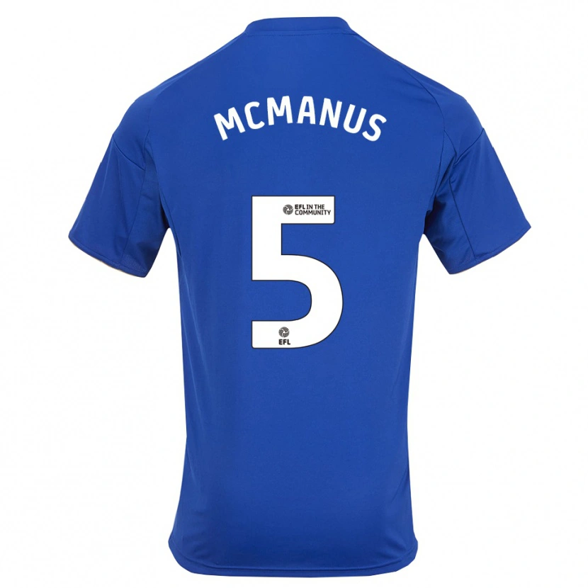 Danxen Kinder Abbie Mcmanus #5 Blau Gold Heimtrikot Trikot 2025/26 T-Shirt Schweiz