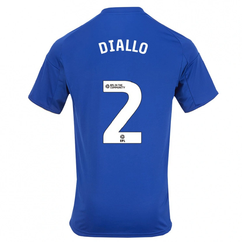 Danxen Kinder Alpha Diallo #2 Blau Gold Heimtrikot Trikot 2025/26 T-Shirt Schweiz