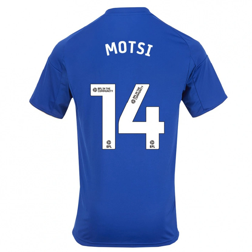 Danxen Kinder Darren Motsi #14 Blau Gold Heimtrikot Trikot 2025/26 T-Shirt Schweiz